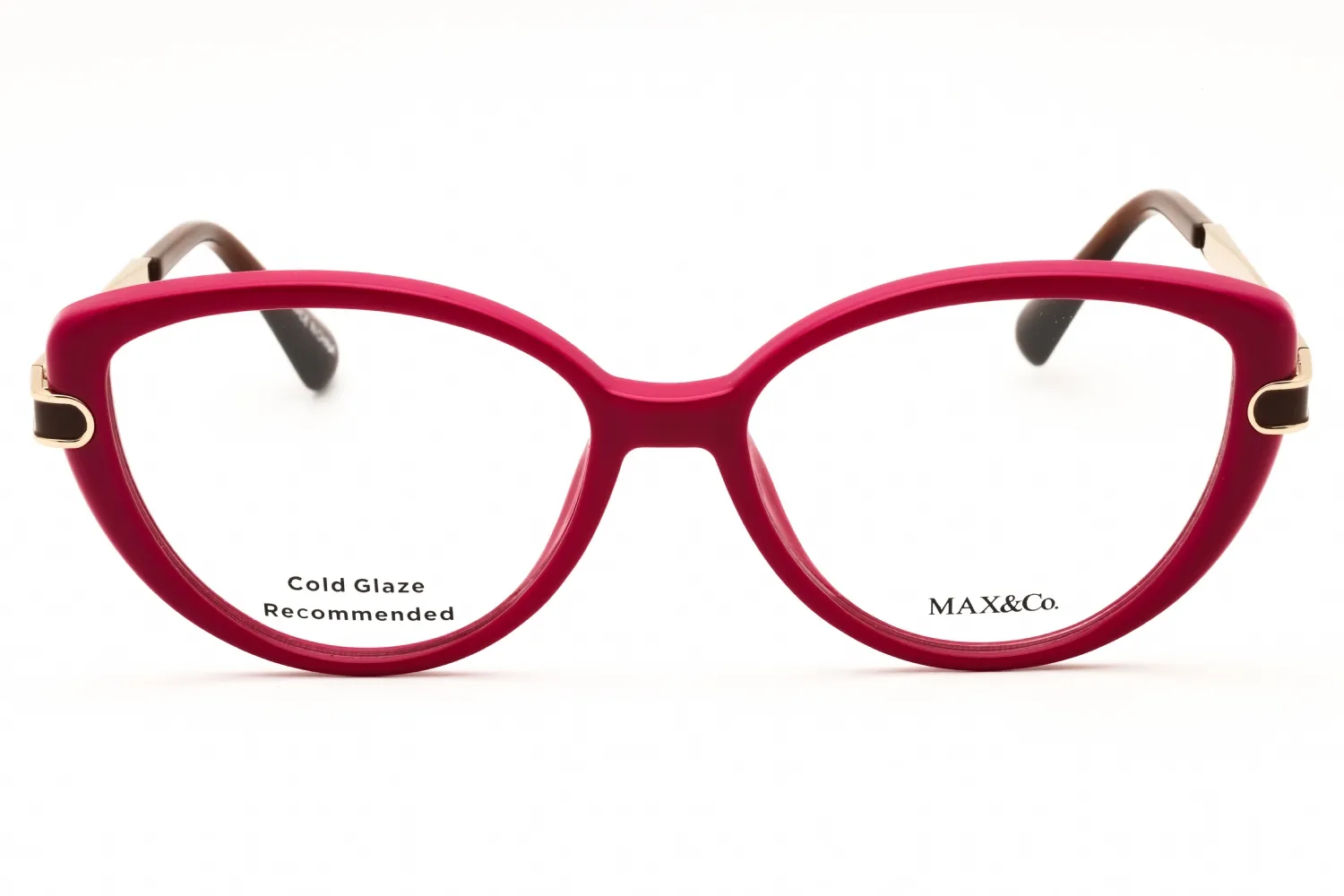 Max & Co MO5147 075 Eyeglasses Shiny Fuxia 52mm Women 2