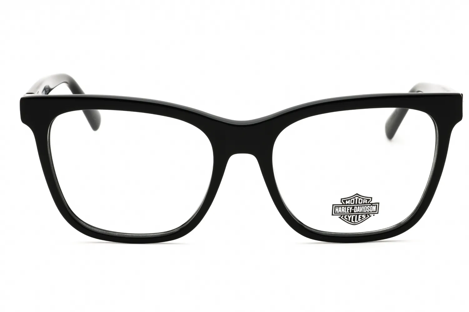 Harley Davidson HD50055 001 Eyeglasses Shiny Black 53mm Men 2