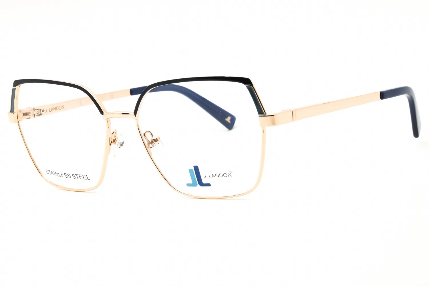 J. Landon JL50002 033 Eyeglasses Pink Gold 55mm Women
