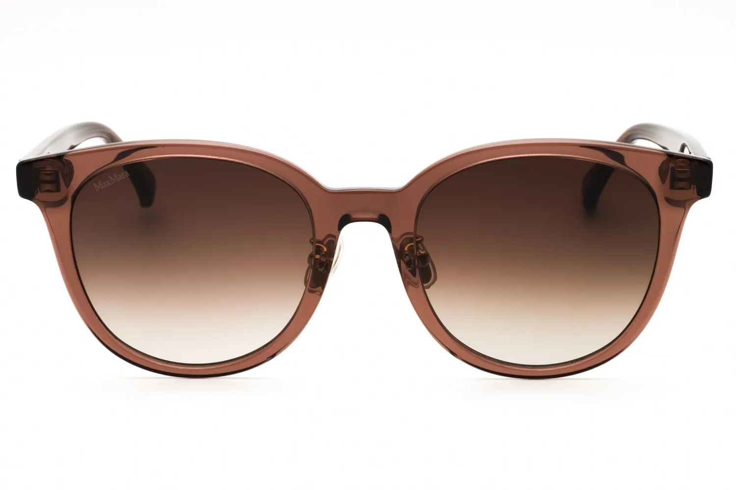 Max Mara MM0108-K 48F Sunglasses Shiny Dark Brown 54mm Women 2