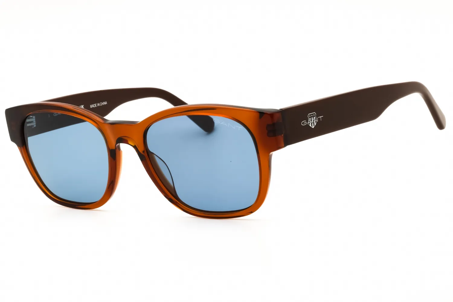 Gant GA00009 45V Sunglasses Shiny Light Brown 53mm Men
