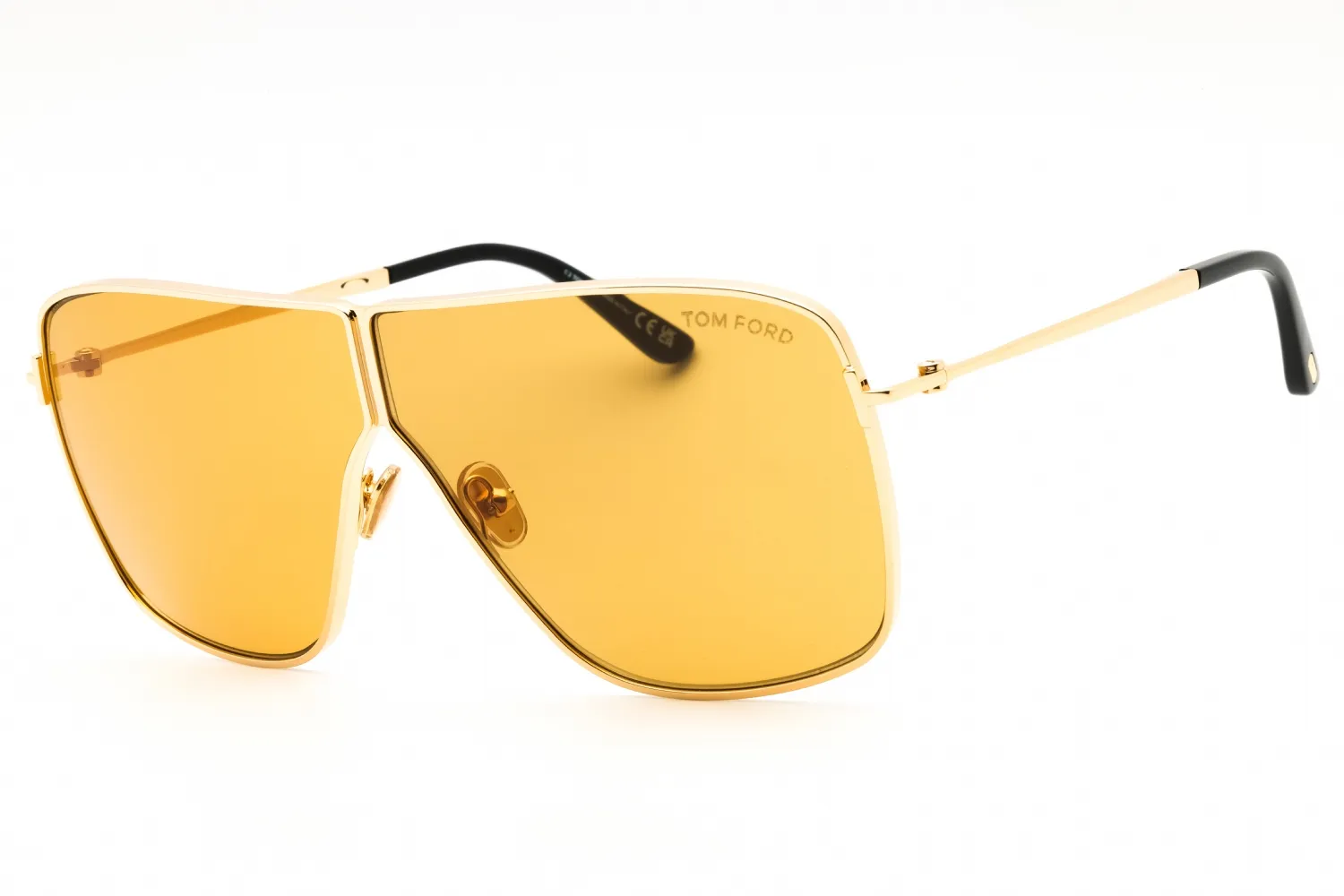 Tom Ford FT1159 30E Sunglasses Shiny Deep Gold 68mm Unisex