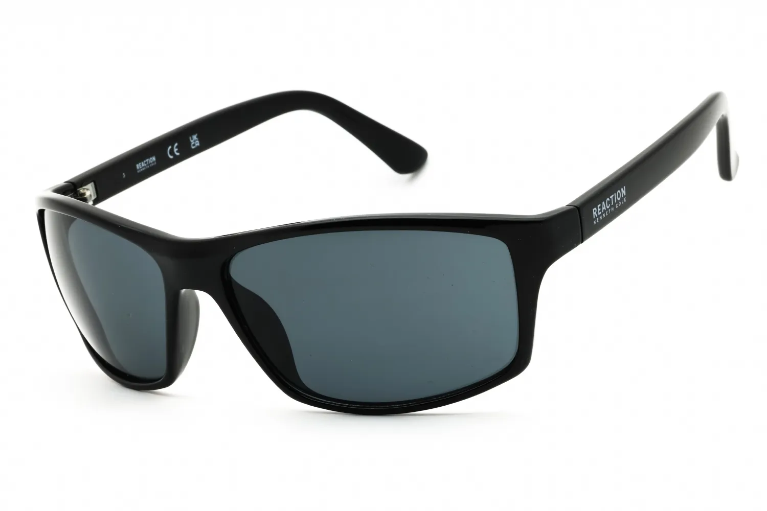 Kenneth Cole Reaction KC1384 01A Sunglasses Shiny Black 61mm Men