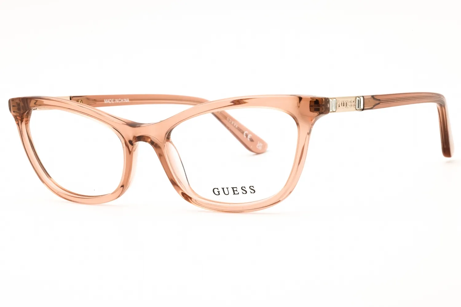 Guess GU50198 057 Eyeglasses Shiny Beige 52mm Women