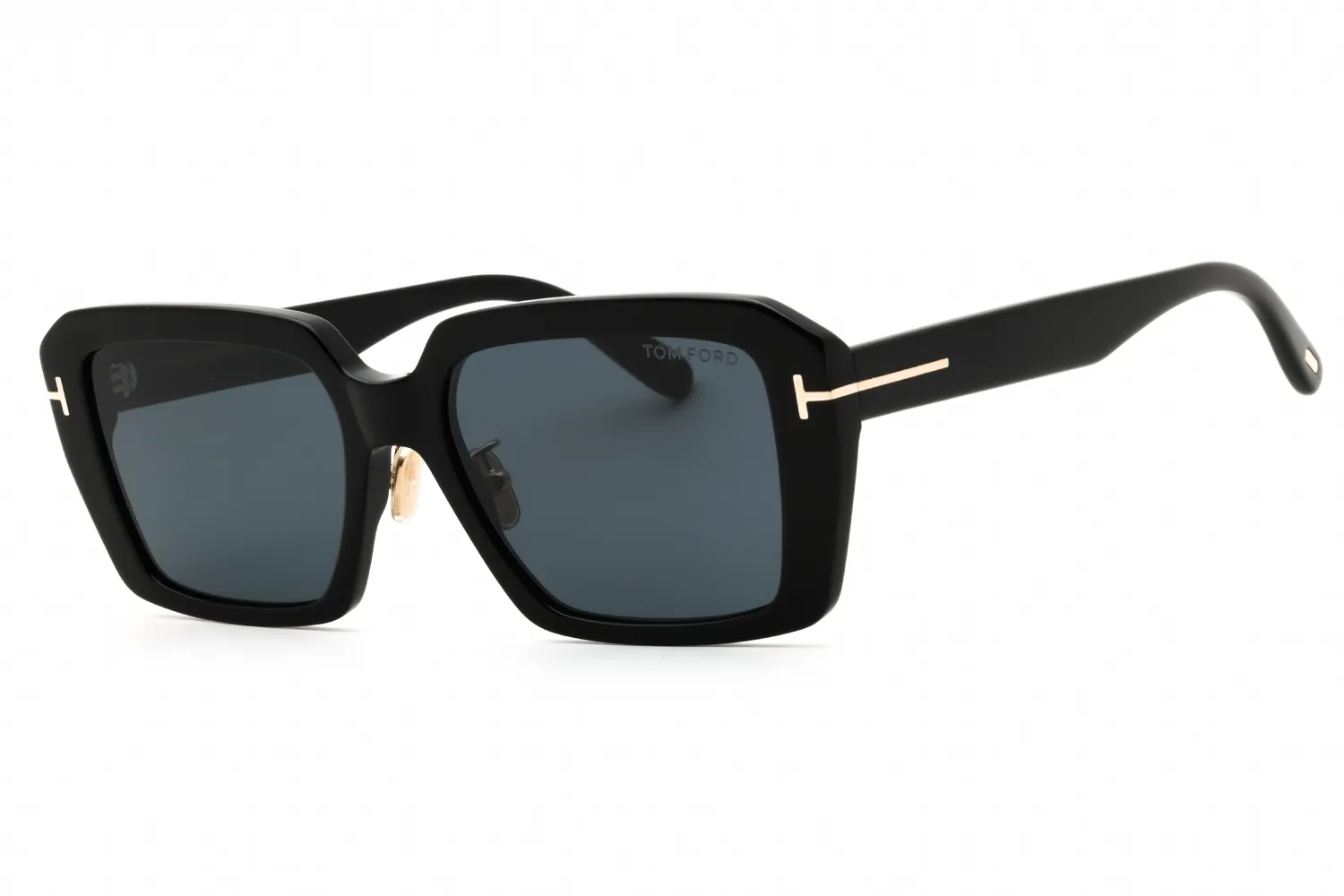 Tom Ford FT1164-K 01A Sunglasses Shiny Black 54mm Men