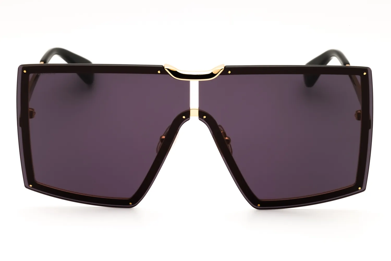 Max Mara MM0117 30A Sunglasses Shiny Deep Gold 69mm Women 2
