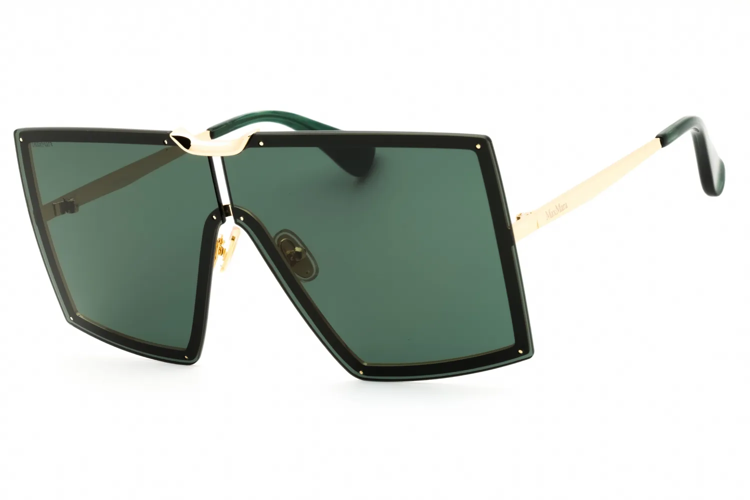 Max Mara MM0117 30N Sunglasses Shiny Deep Gold 69mm Women