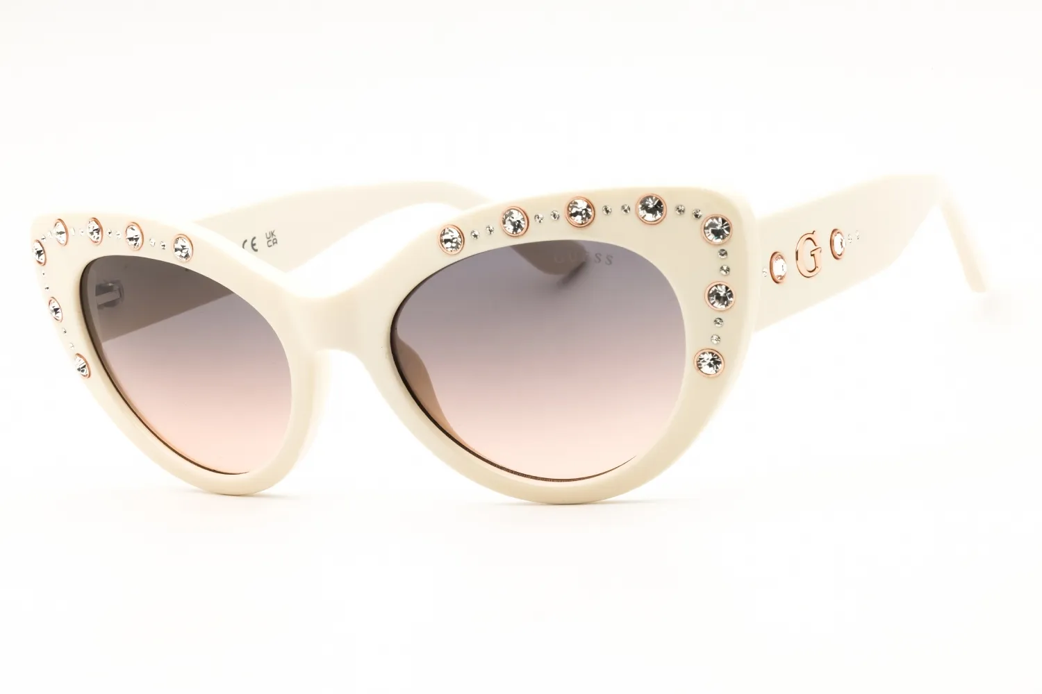 Guess GU00163 21B Sunglasses White 54mm Women