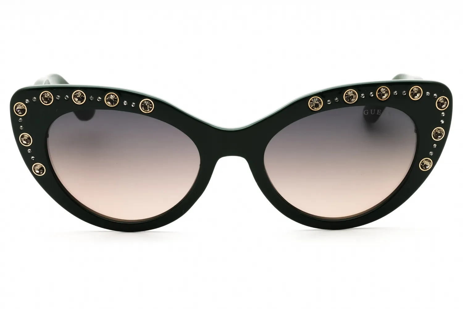 Guess GU00163 96B Sunglasses Shiny Dark Green 54mm Women 2