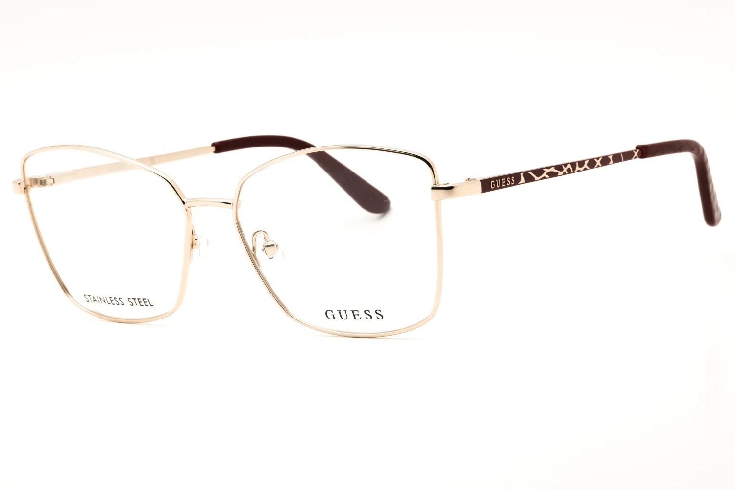 Guess GU50170 033 Eyeglasses Pink Gold 56mm Women