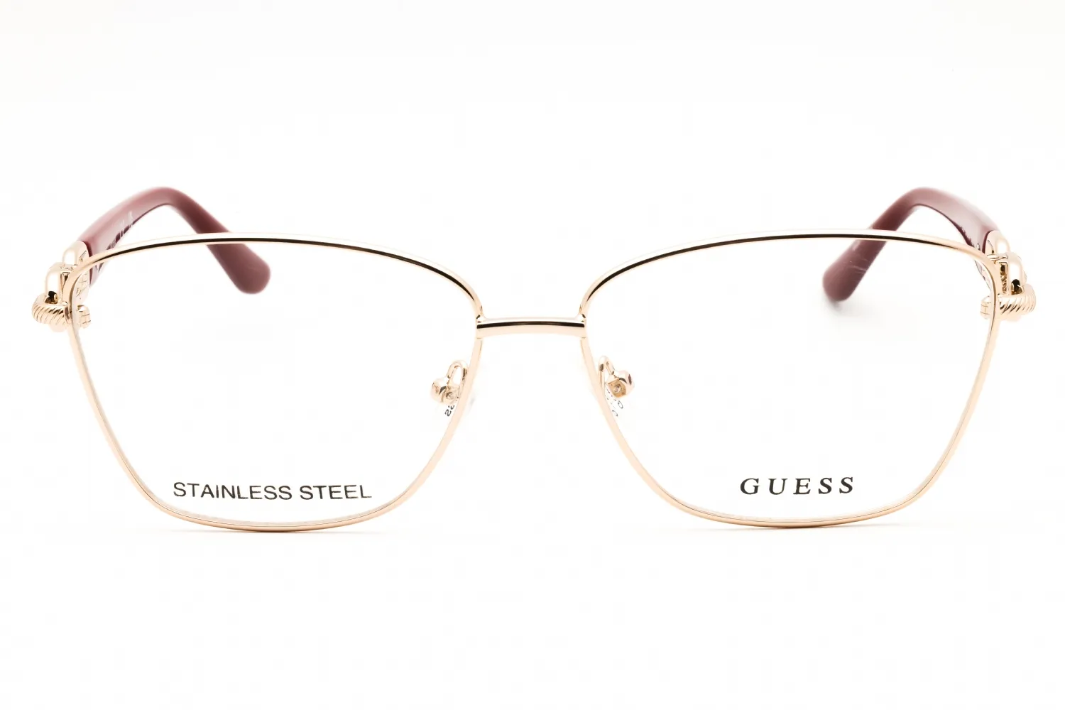 Guess GU50179 032 Eyeglasses Pale Gold 57mm Women 2
