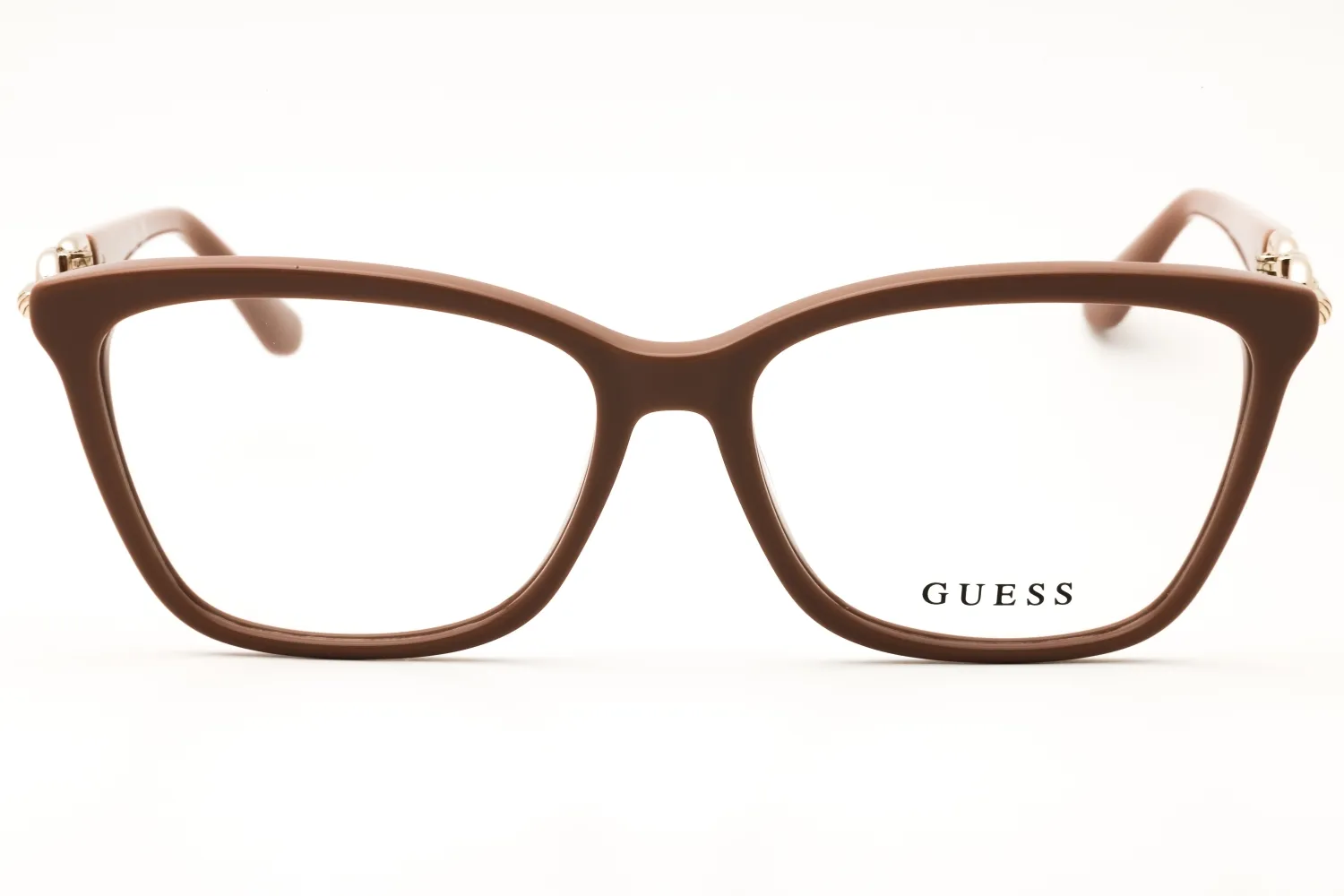 Guess GU50181 057 Eyeglasses Shiny Beige 54mm Women 2