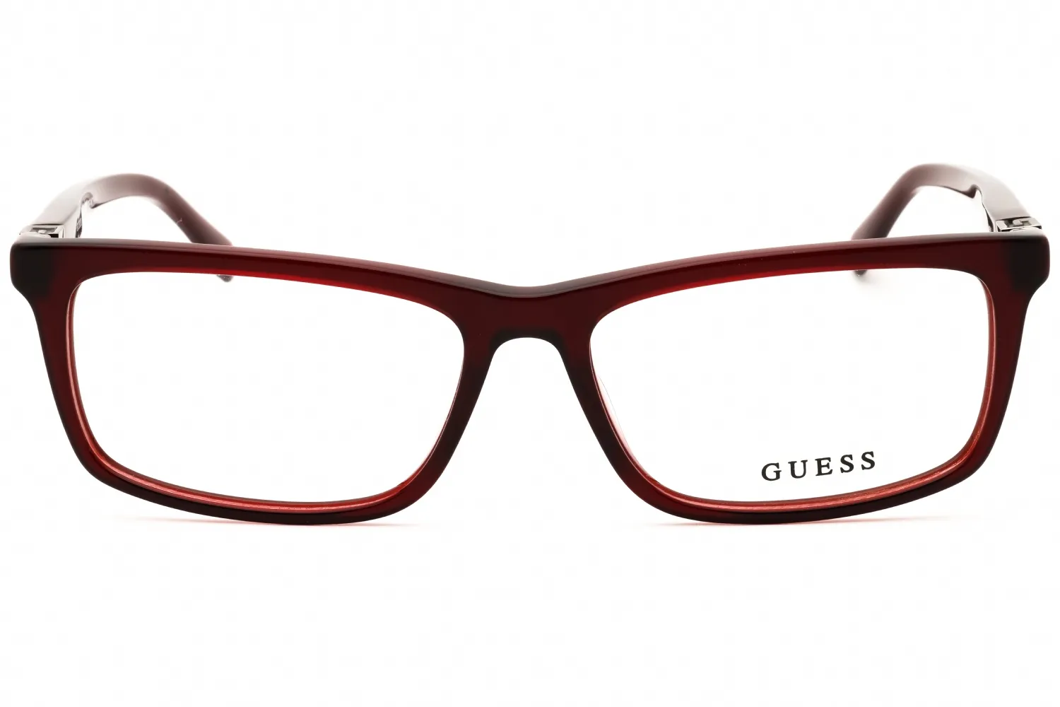 Guess GU50190 069 Eyeglasses Shiny Bordeaux 58mm Men 2