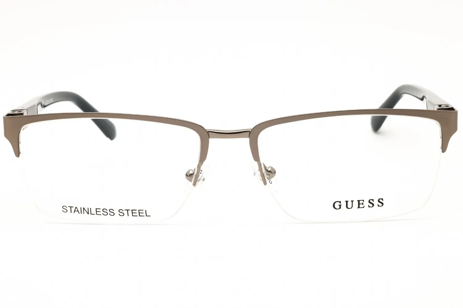 Guess GU50191 011 Eyeglasses Matte Light Nickeltin 58mm Men 2