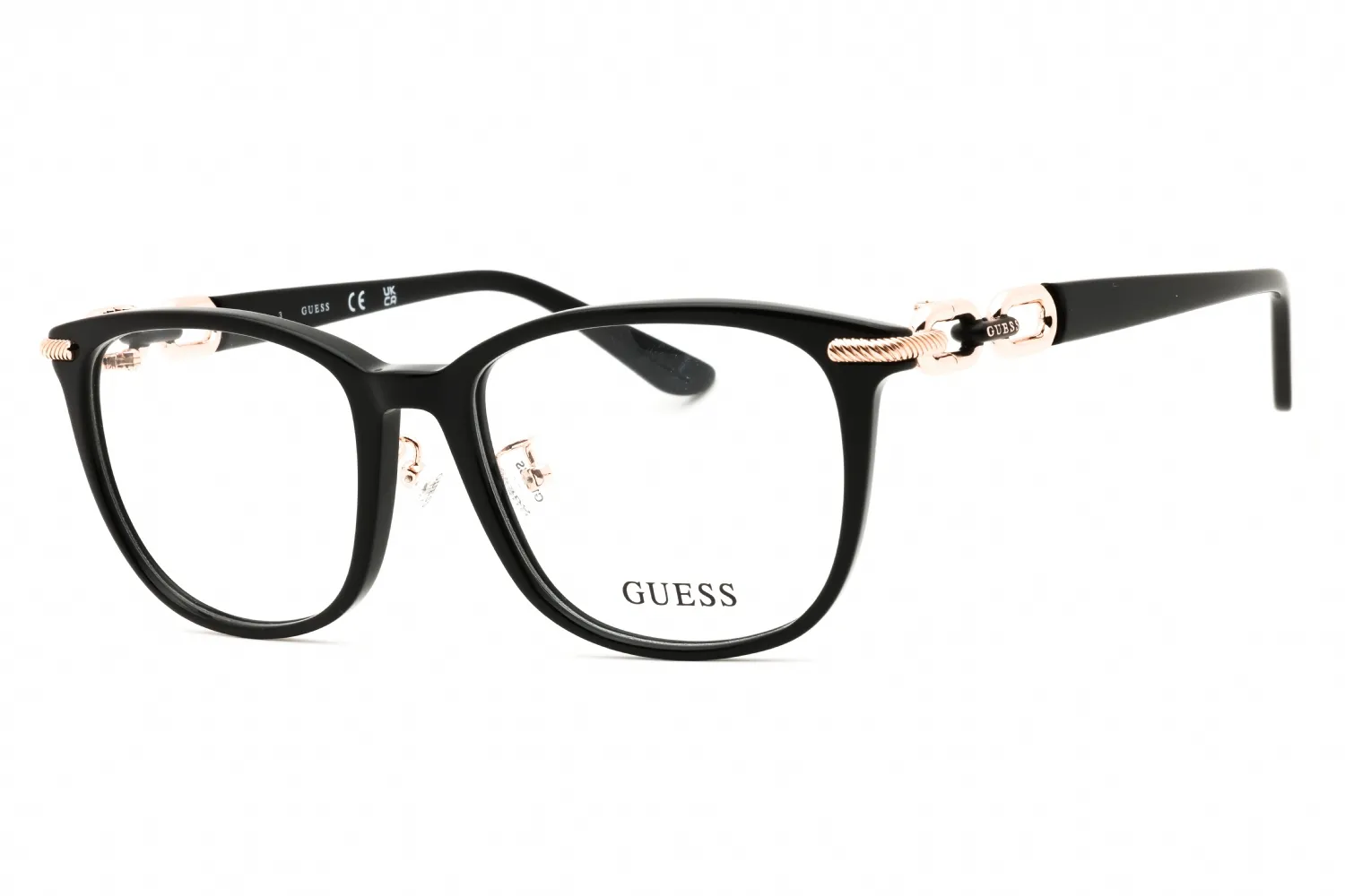 Guess GU50203-D 001 Eyeglasses Shiny Black Women