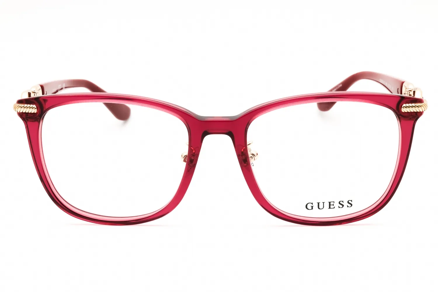 Guess GU50203-D 066 Eyeglasses Shiny Red 53mm Women 2