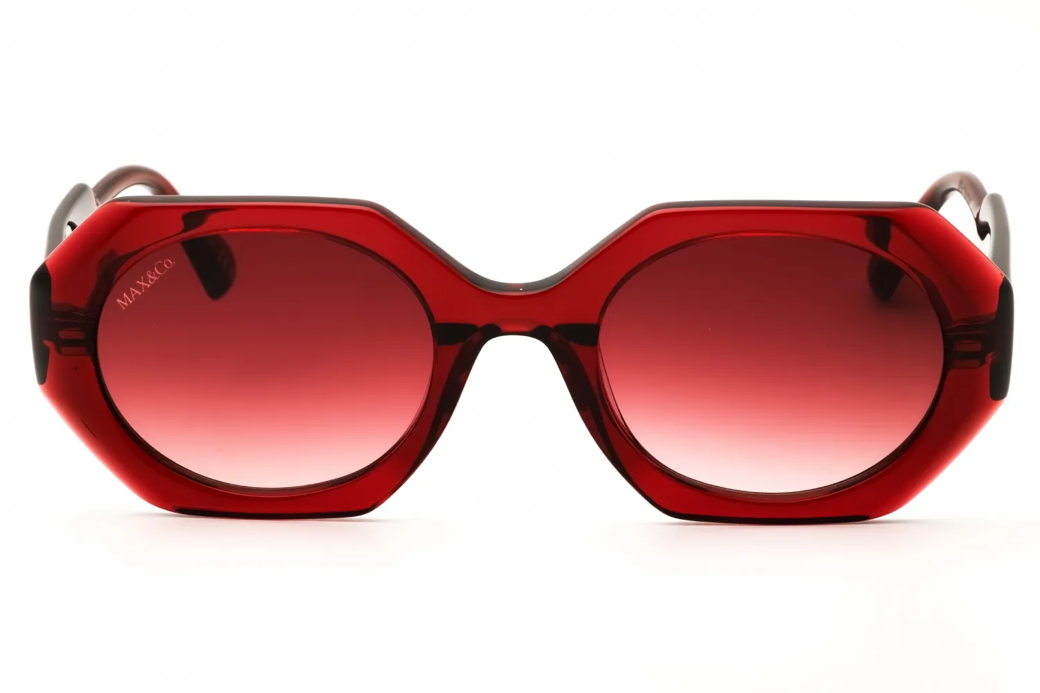 Max & Co MO0115 69T Sunglasses Shiny Bordeaux 51mm Women 2