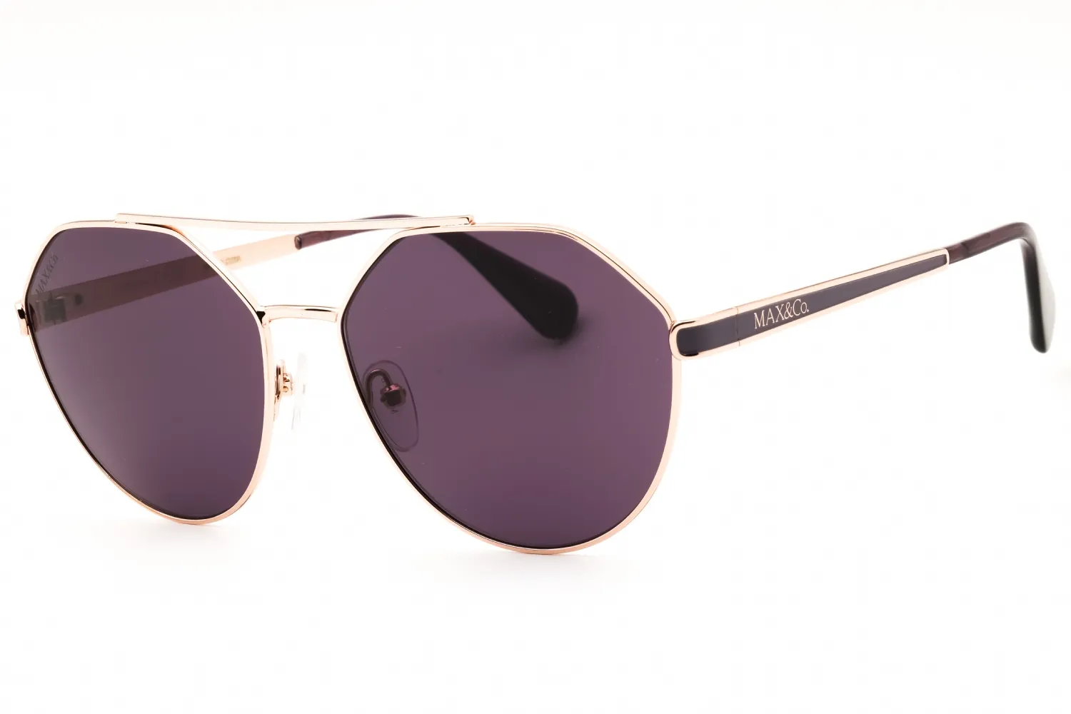 Max & Co MO0119 28Y Sunglasses Shiny Rose Gold 58mm Women