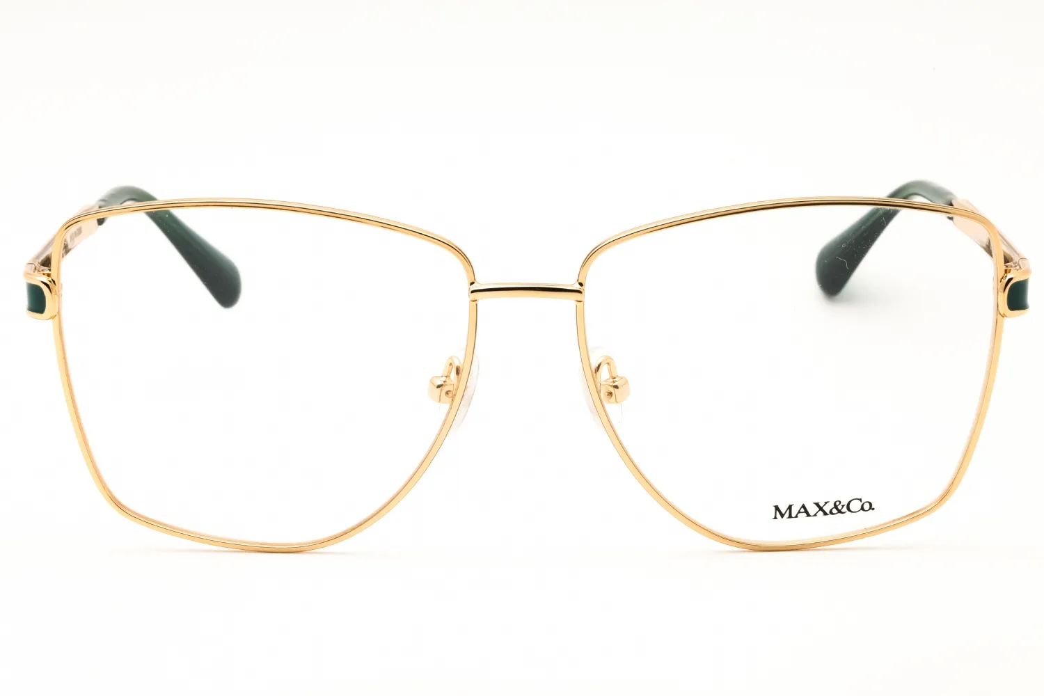 Max & Co MO5164 030 Eyeglasses Shiny Deep Gold 55mm Women 2