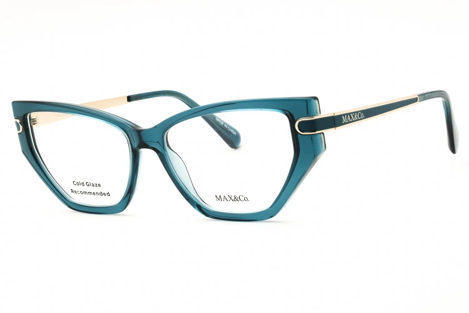 Max & Co MO5170 084 Eyeglasses Shiny Light Blue 54mm Women