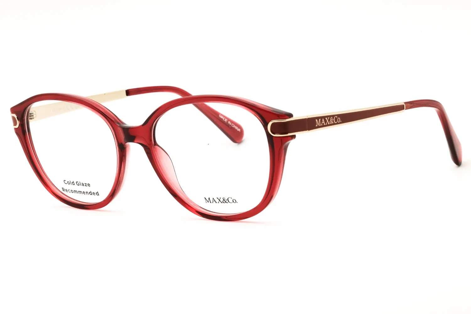 Max & Co MO5171 069 Eyeglasses Shiny Bordeaux 51mm Women