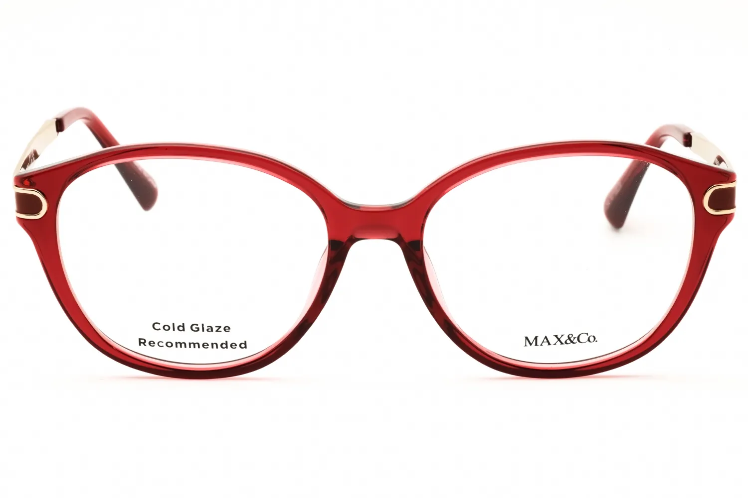 Max & Co MO5171 069 Eyeglasses Shiny Bordeaux 51mm Women 2