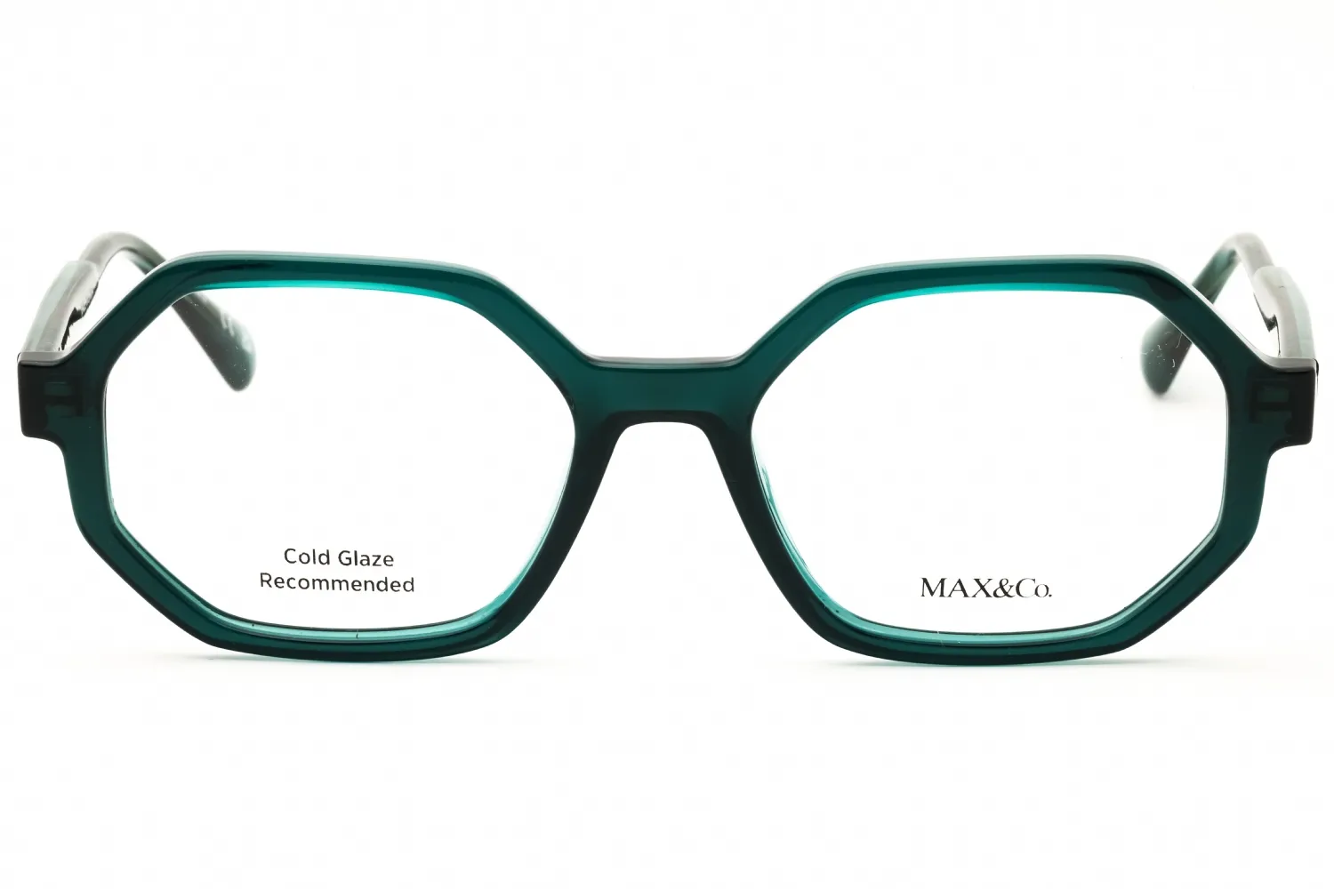 Max & Co MO5174 096 Sunglasses Shiny Dark Green 51mm Women 2