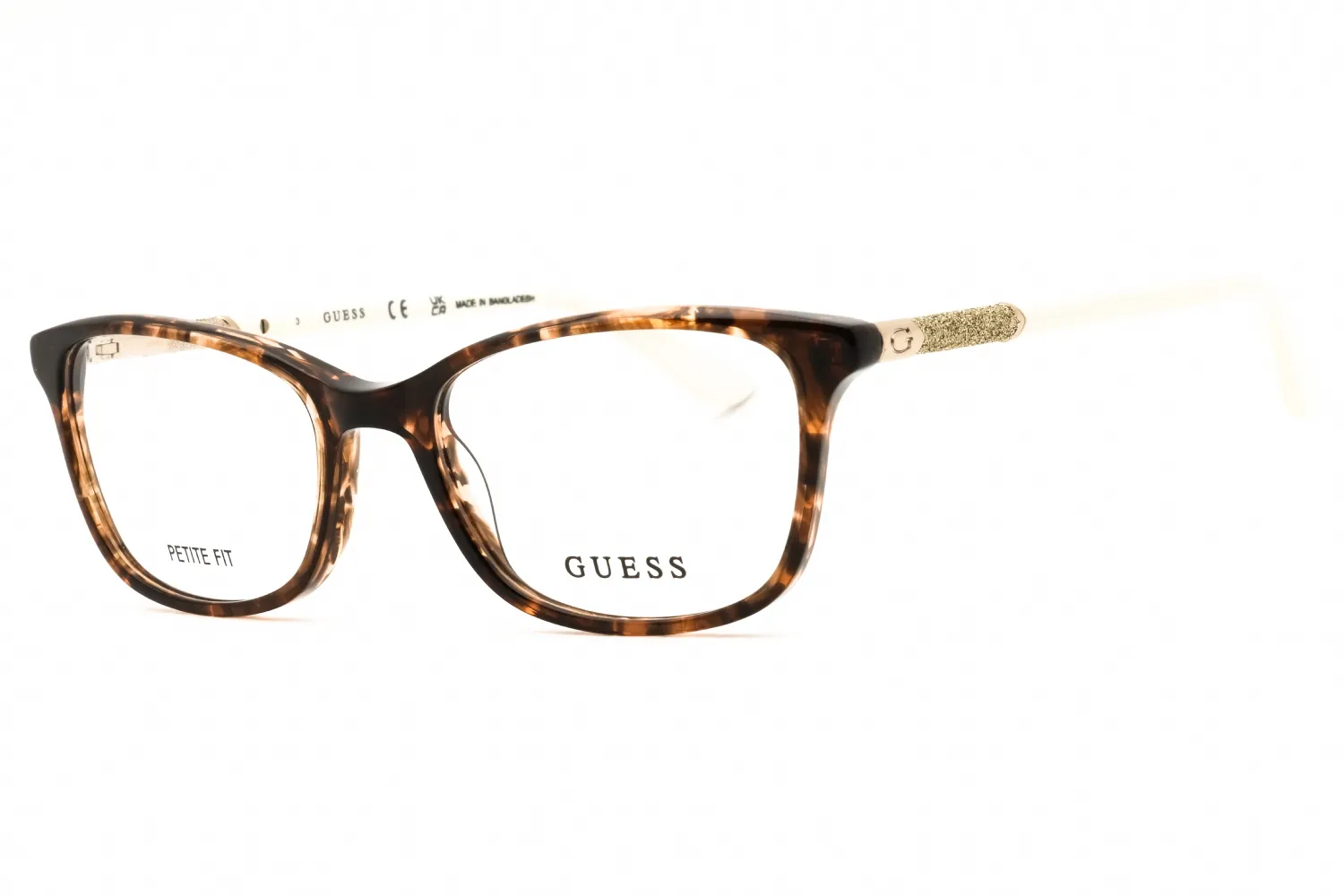 Guess GU2658-N 048 Eyeglasses Shiny Dark Brown 50mm Women