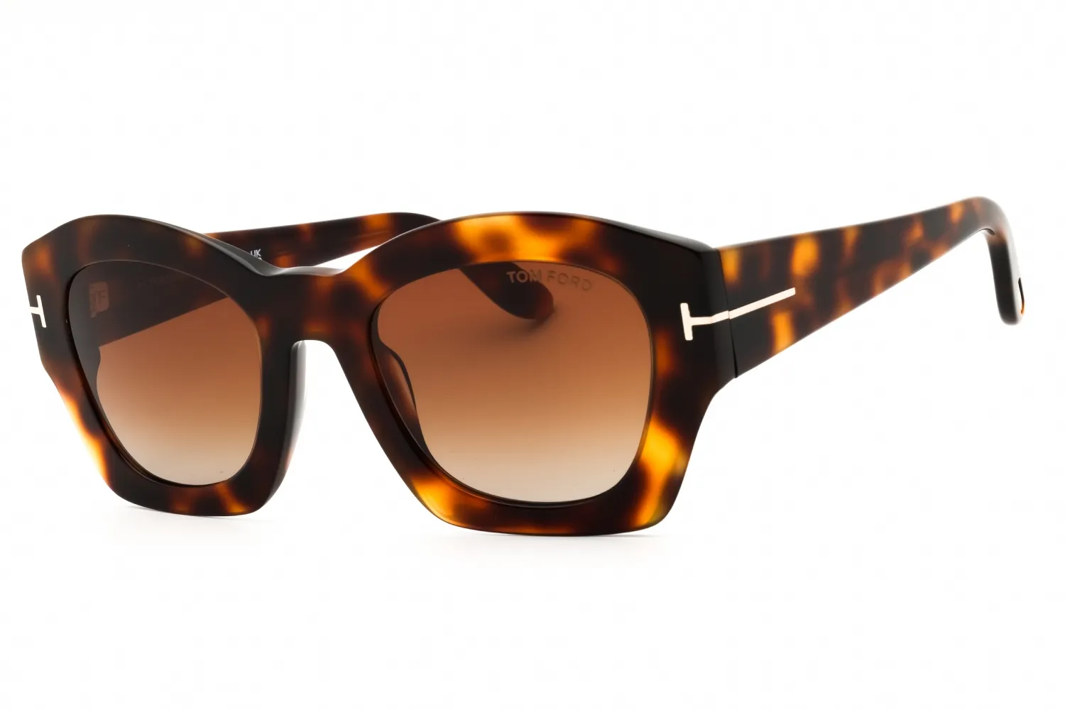 Tom Ford FT1083 53F Sunglasses Blonde Havana 52mm Women