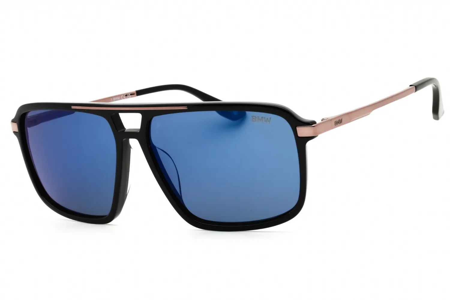 BMW BW0059-H 01V Sunglasses Shiny Black 58mm Men