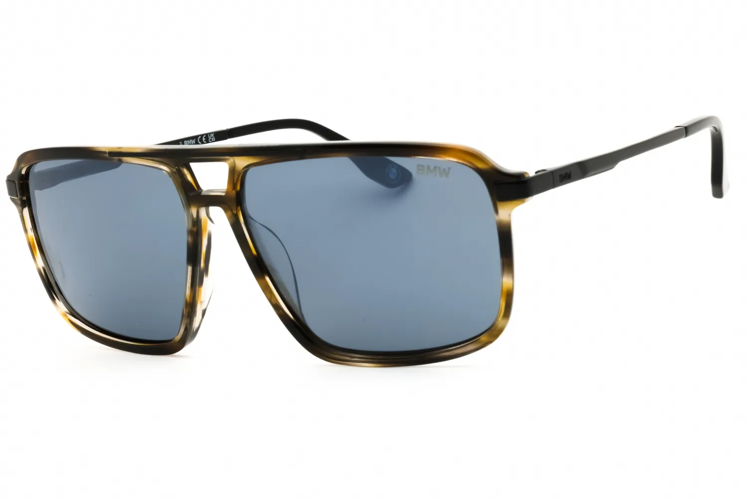 BMW BW0059-H 45C Sunglasses Shiny Light Brown 58mm Men