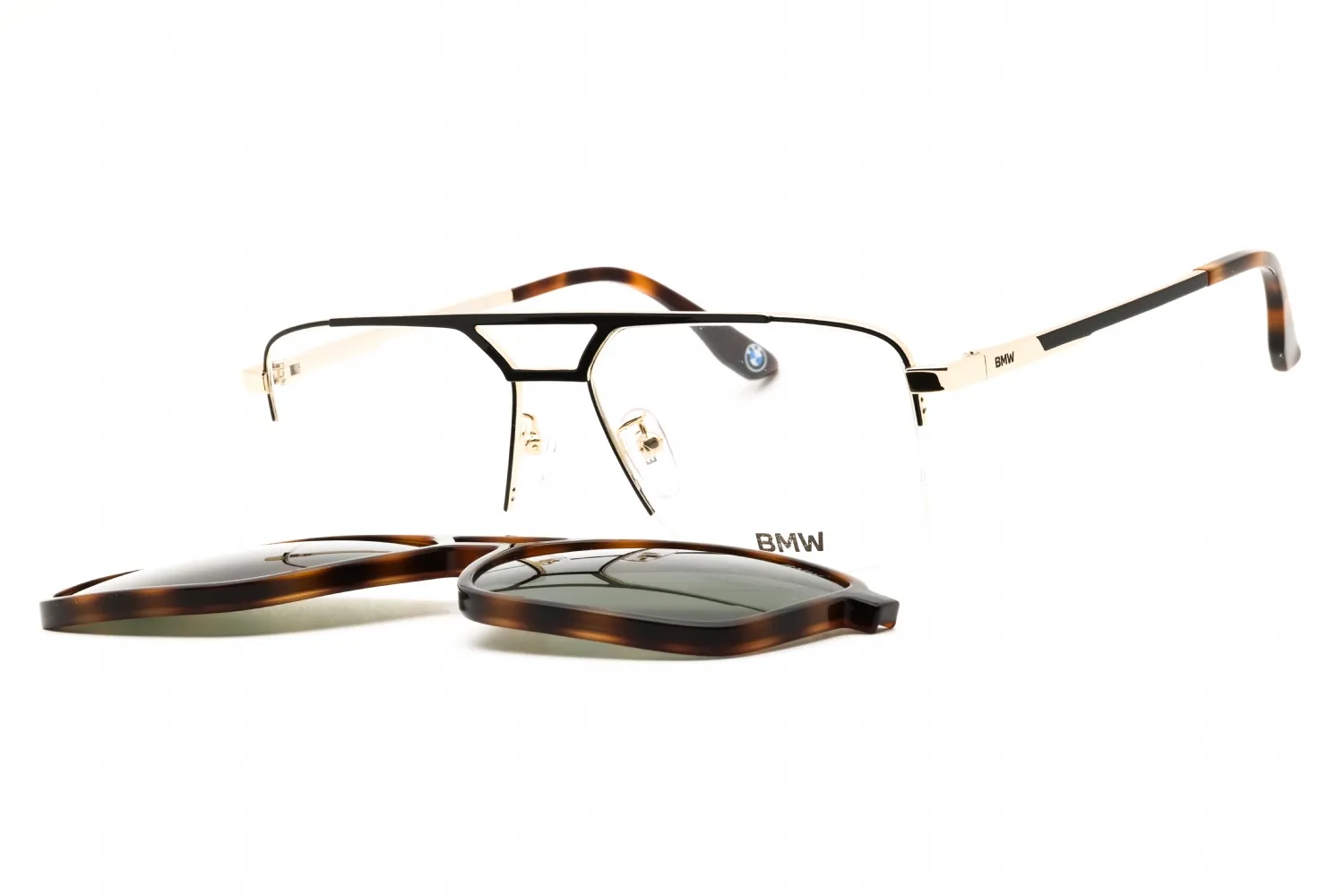BMW BW5085-H 032 Eyeglasses Pale Gold 55mm Men