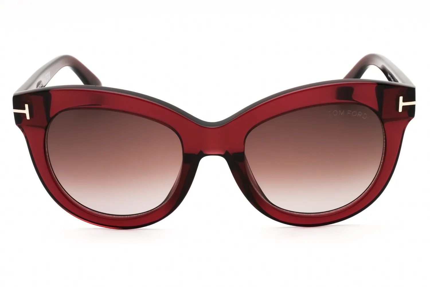 Tom Ford FT1189 69T Sunglasses Shiny Bordeaux 53mm Women 2
