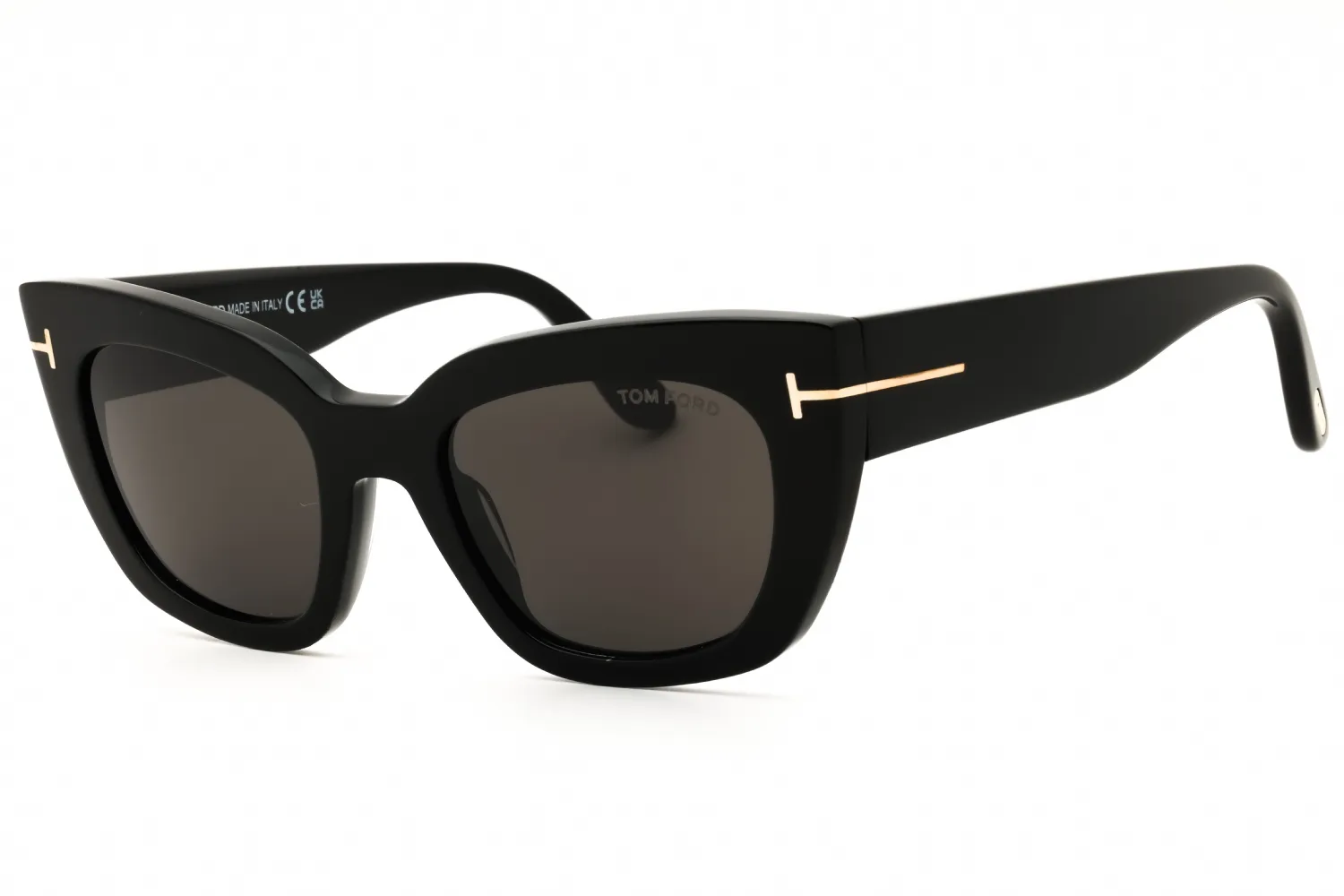 Tom Ford FT1190 01A Sunglasses Shiny Black 53mm Women
