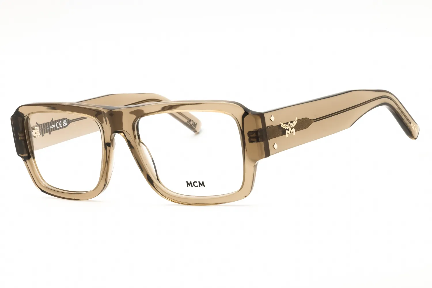 MCM MW5002 057 Eyeglasses Shiny Beige 53mm Men