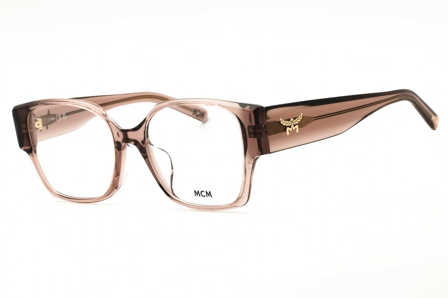 MCM MW5009-D 045 Eyeglasses Shiny Light Brown 53mm Women