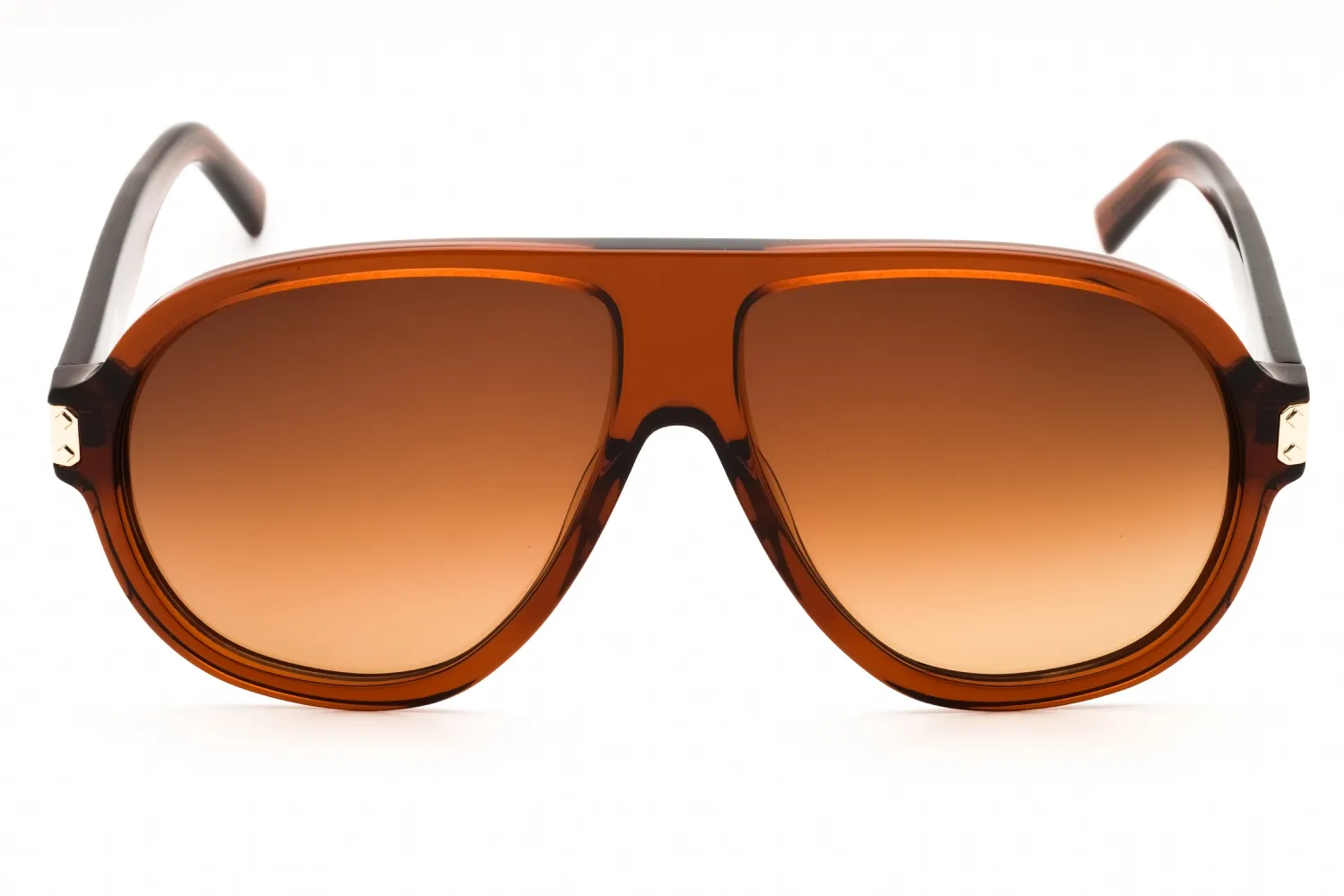 MCM MW0009 45F Sunglasses Shiny Light Brown 59mm Men 2