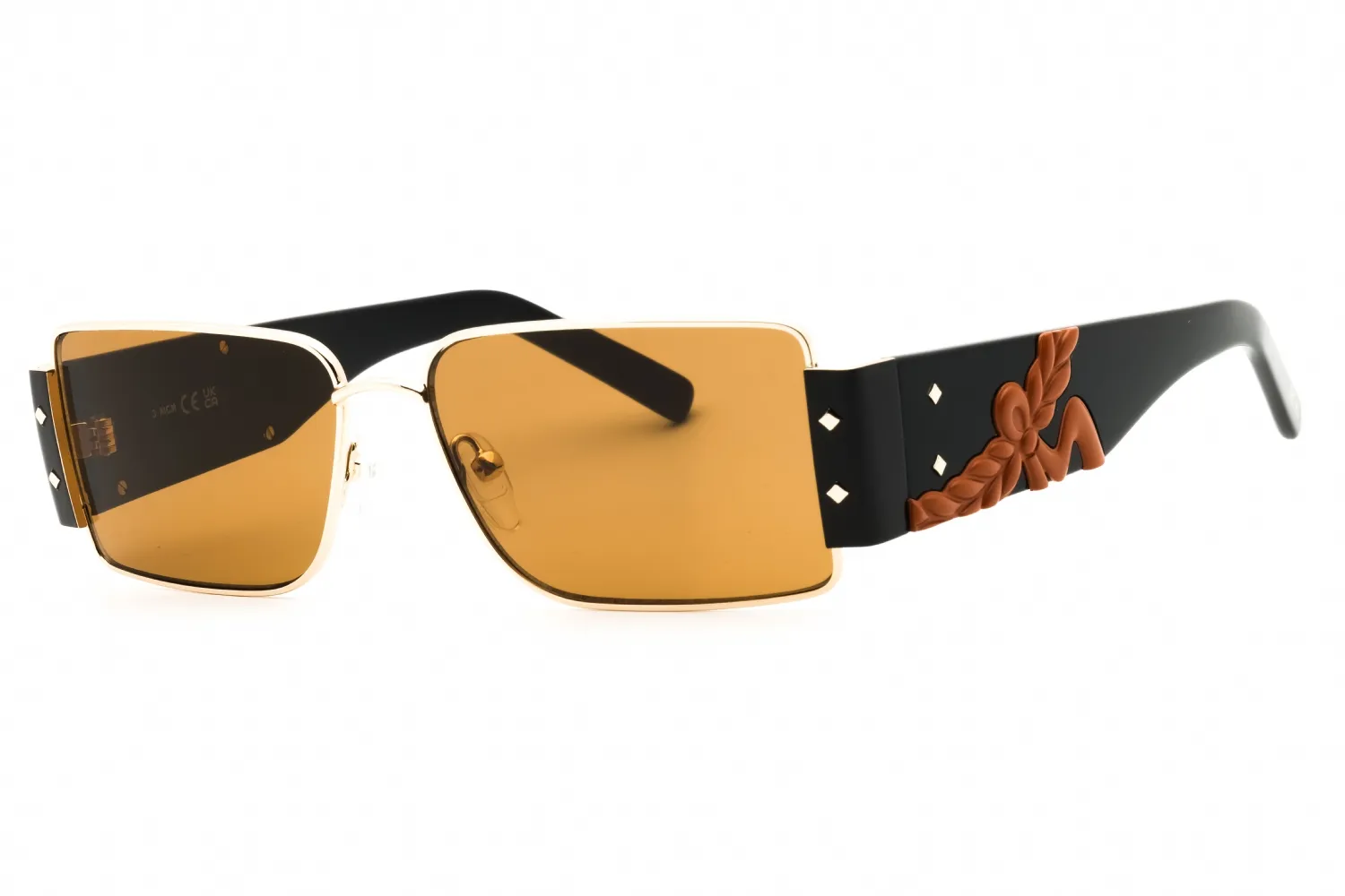 MCM MW0012 32J Sunglasses Gold 55mm Unisex