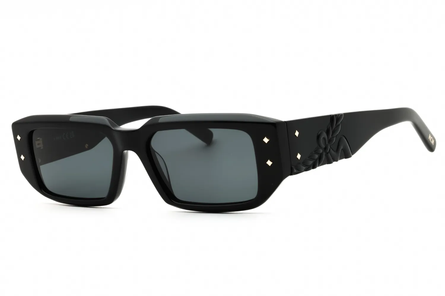MCM MW0013 01A Sunglasses Shiny Black 53mm Women
