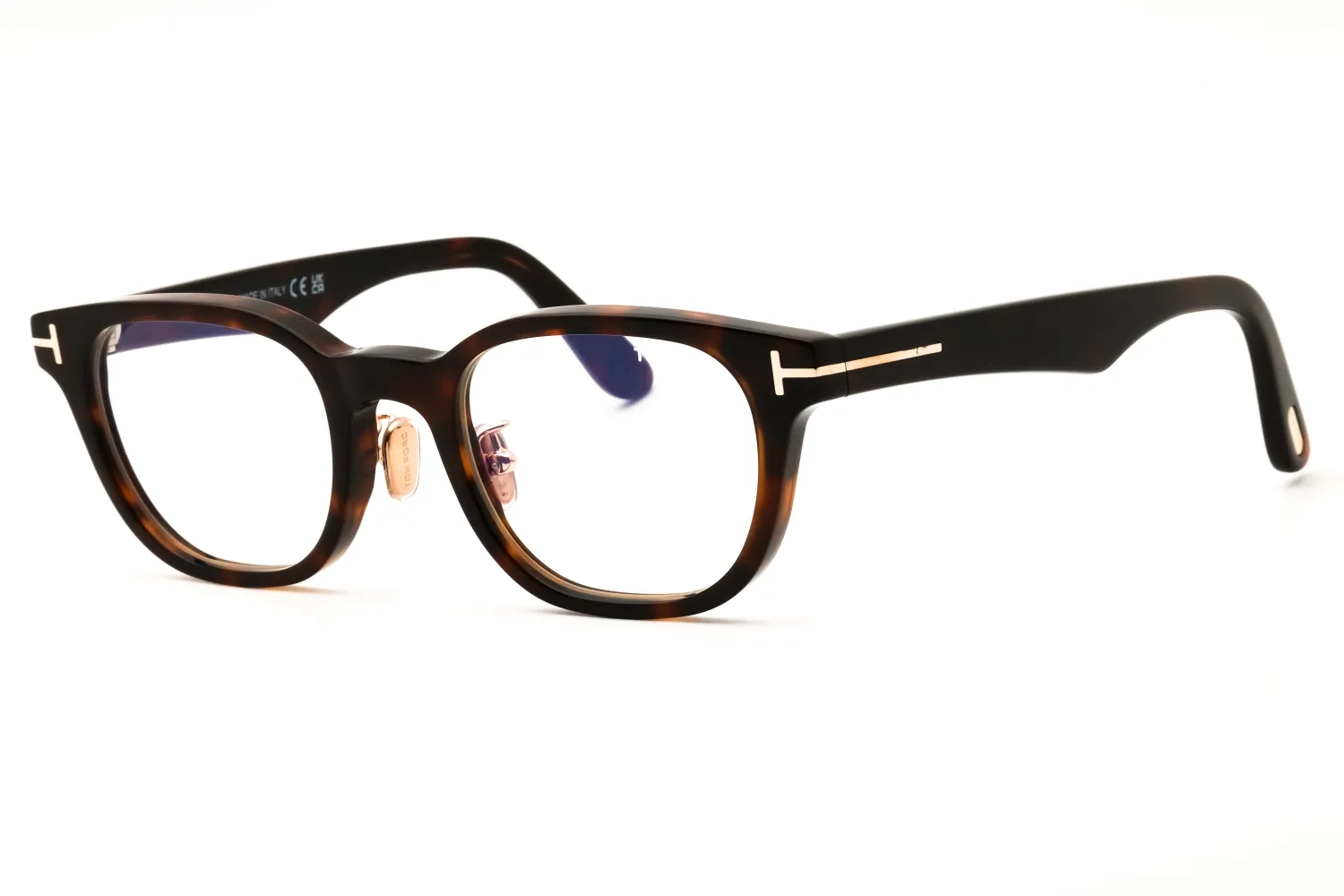 Tom Ford FT6020-D-B 052 Eyeglasses Dark Havana 49mm Men