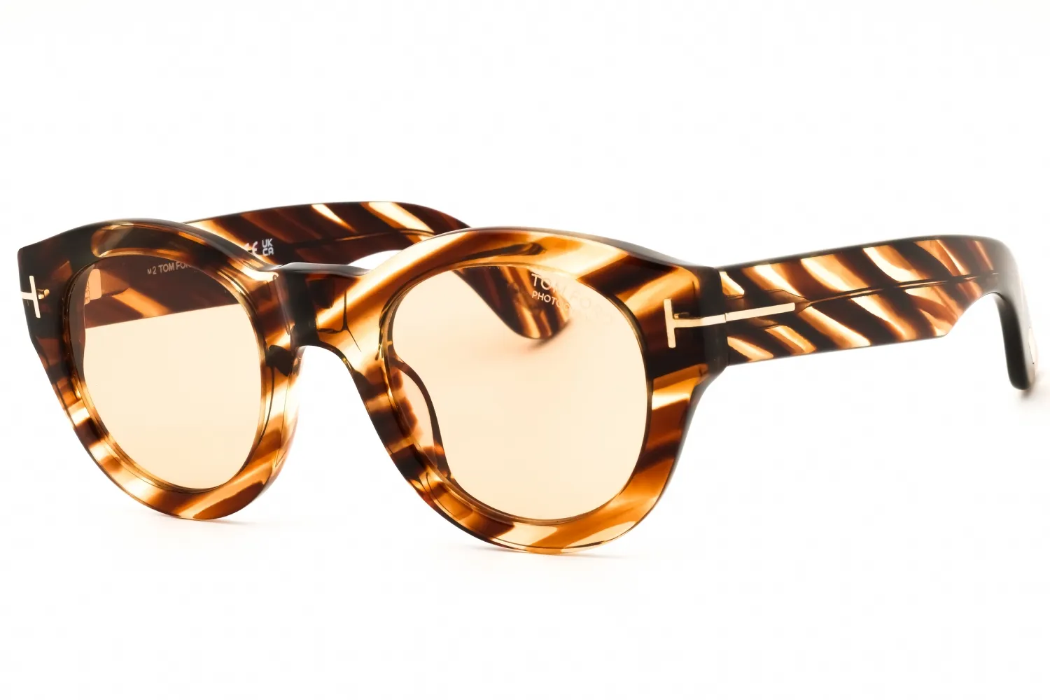 Tom Ford FT1212 55E Sunglasses Coloured Havana 48mm Unisex