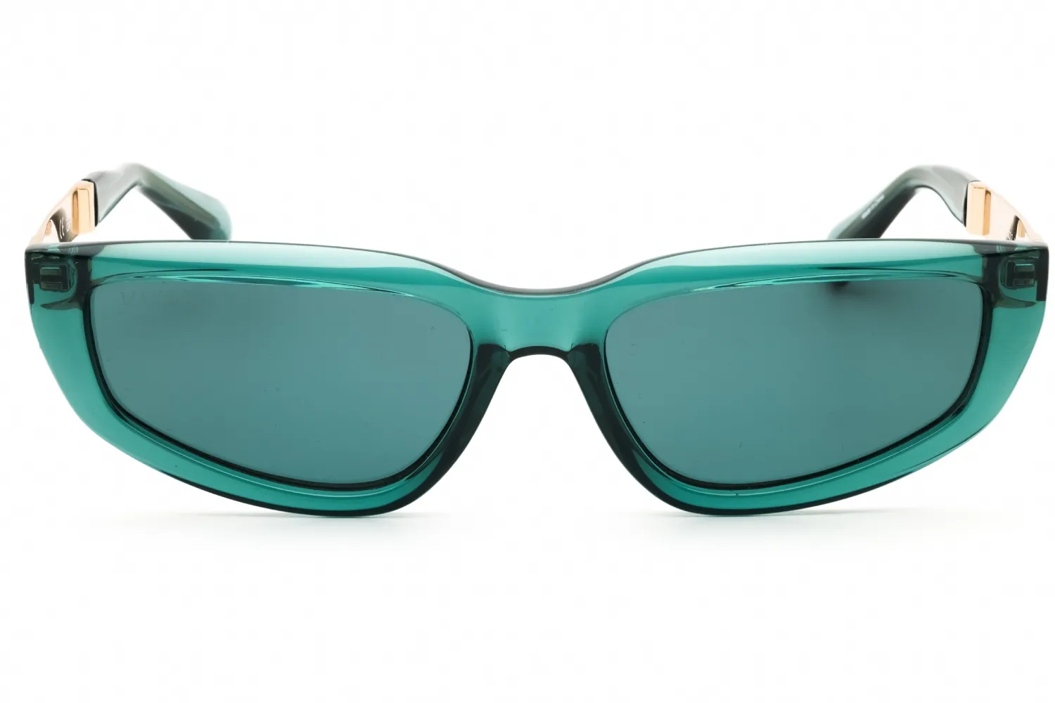 Max & Co MO0125 96N Sunglasses Shiny Dark Green 56mm Women 2