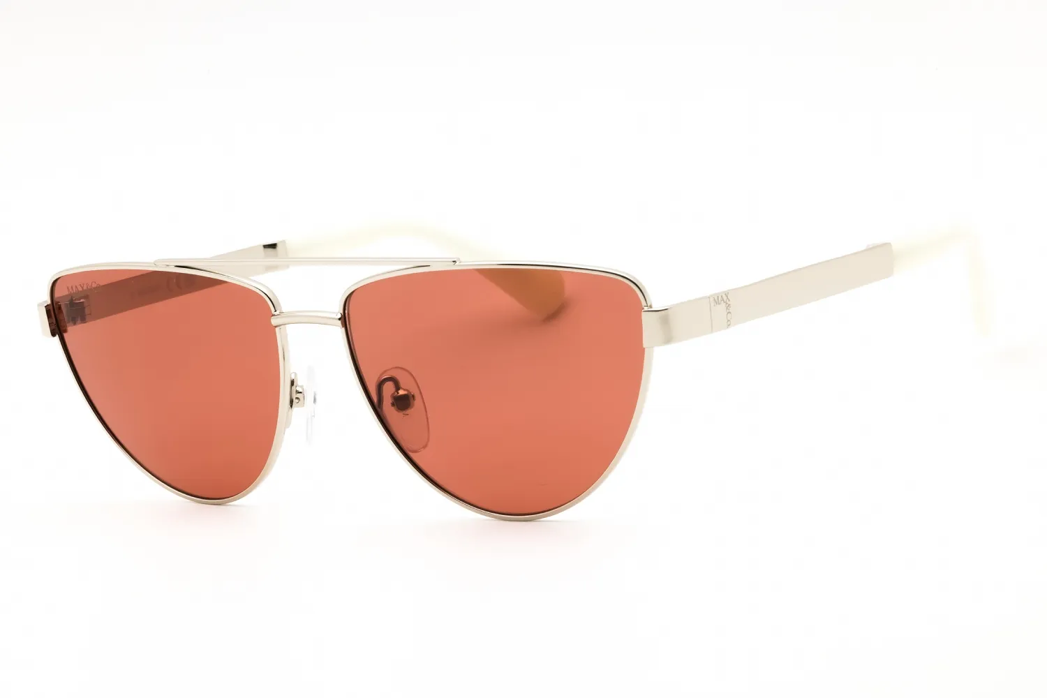 Max & Co MO0129 16E Sunglasses Shiny Palladium 57mm Women