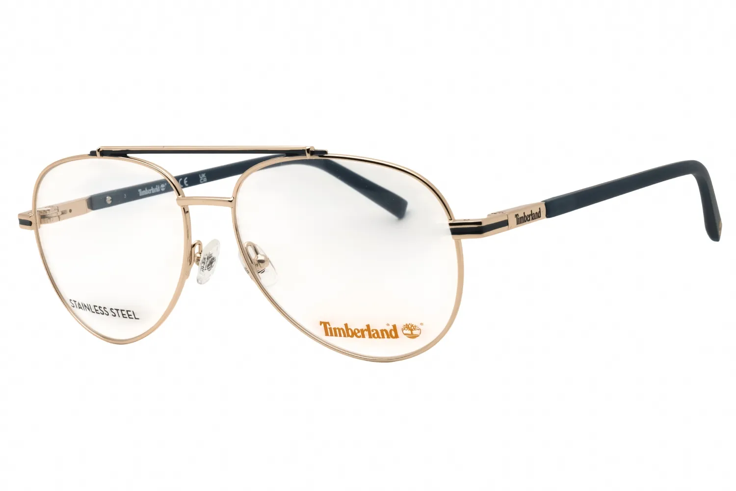 Timberland TB50050 032 Eyeglasses Pale Gold 57mm Men