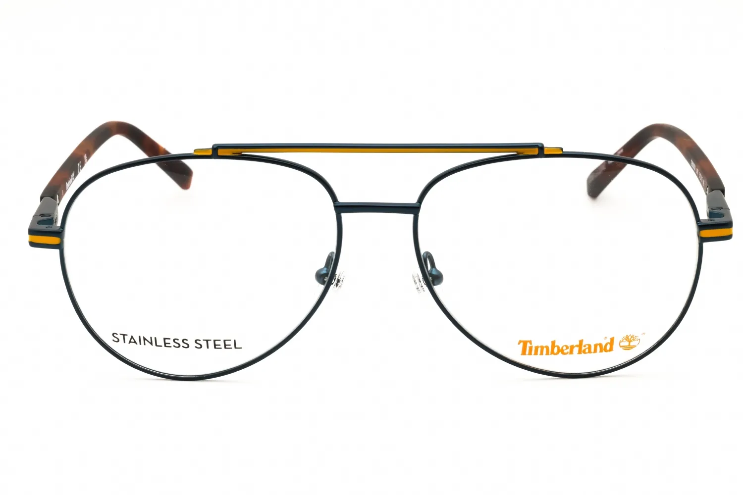 Timberland TB50050 091 Eyeglasses Matte Blue 57mm Men 2