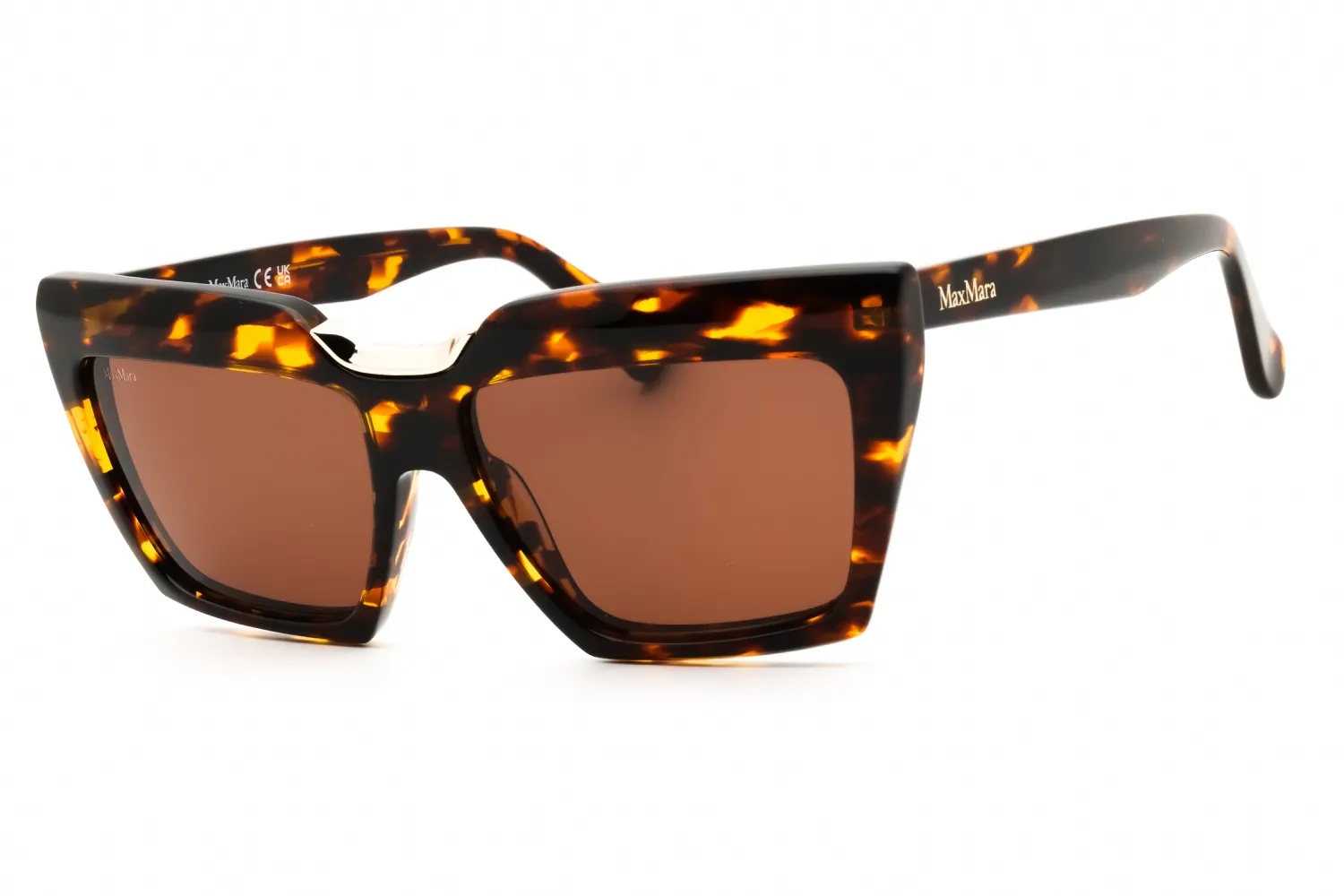Max Mara MM0137 52E Sunglasses Dark Havana 56mm Women