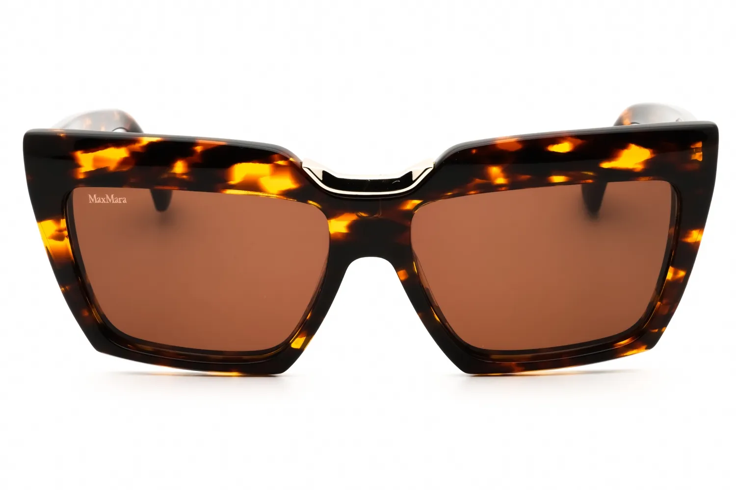 Max Mara MM0137 52E Sunglasses Dark Havana 56mm Women 2