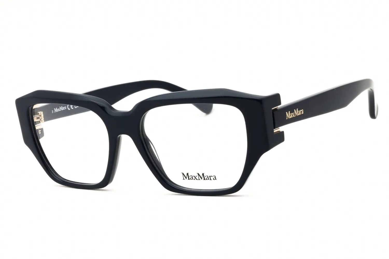Max Mara MM5182 090 Sunglasses Shiny Blue 52mm Women