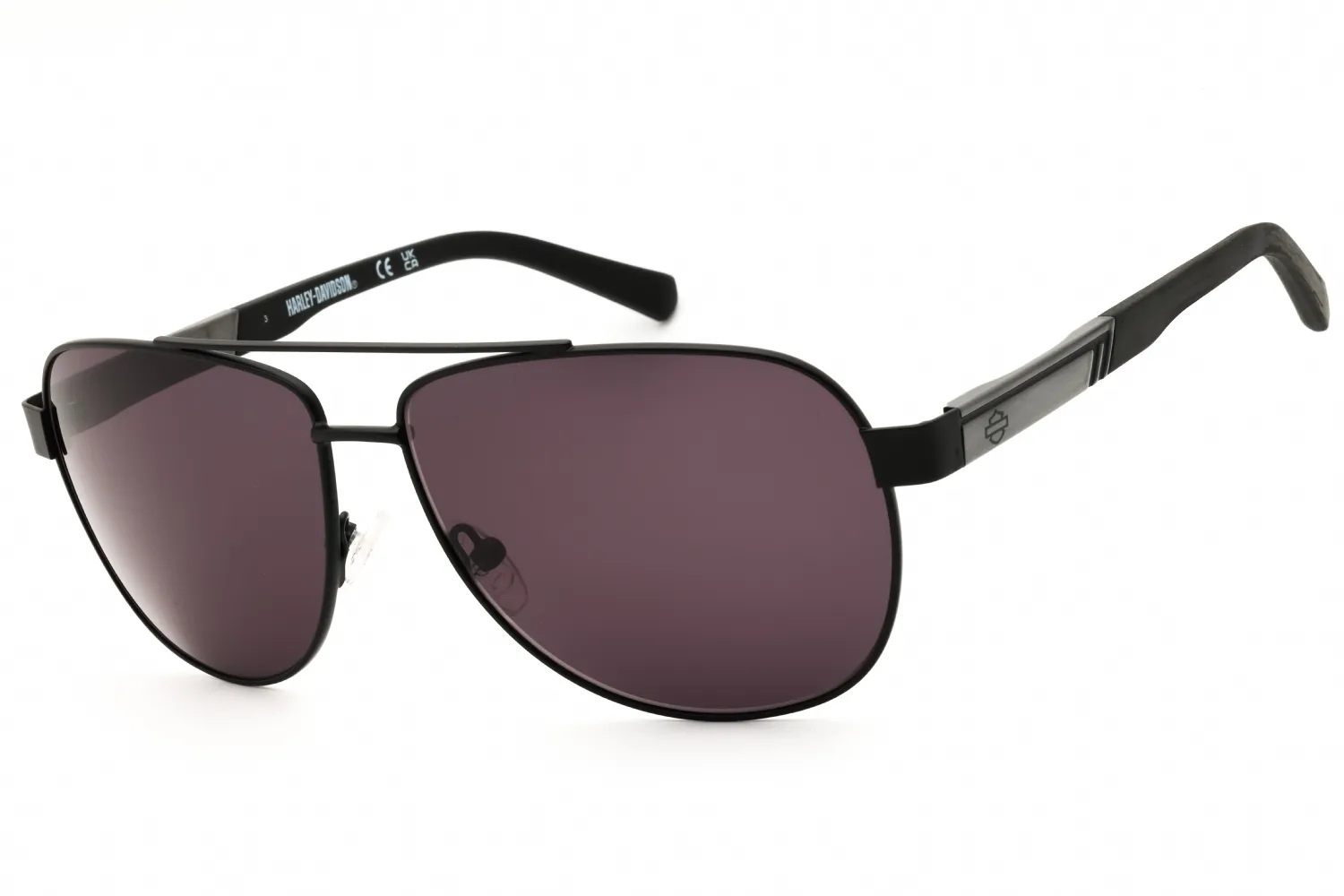 Harley Davidson HD00021 02A Sunglasses Matte Black 62mm Men