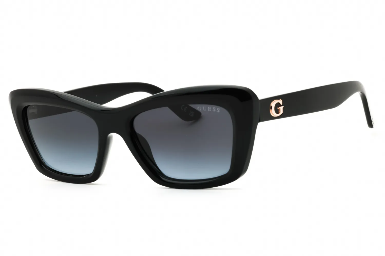 Guess GU00195 01B Sunglasses Shiny Black 52mm Women